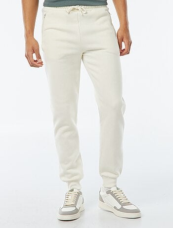 Pantalón de chándal perchado con 2 bolsillos con cremallera