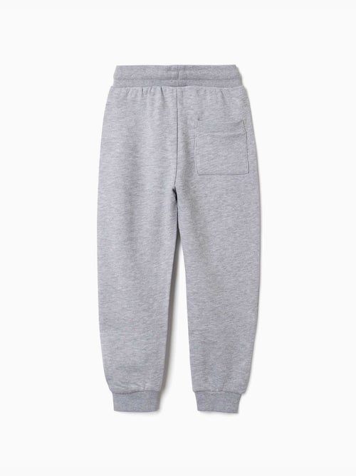 Pantalón de chándal perchado con cordón y bolsillos - Kiabi