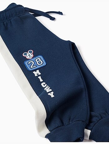 Pantalón de chándal perchado con estampado de mickey