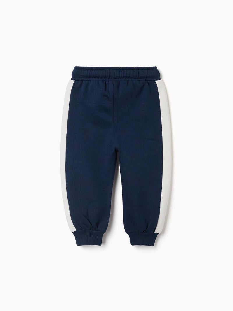Pantalón de chándal perchado con estampado de mickey Azul oscuro - Kiabi