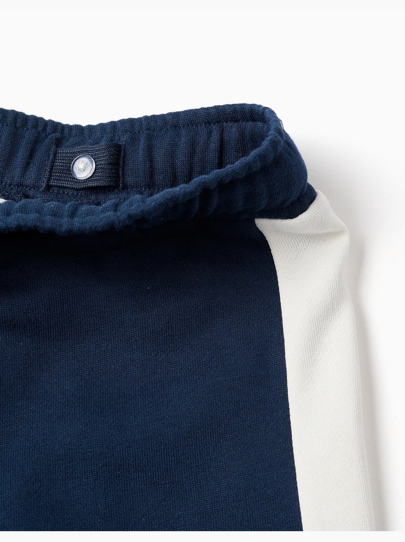 Pantalón de chándal perchado con estampado de mickey Azul oscuro - Kiabi