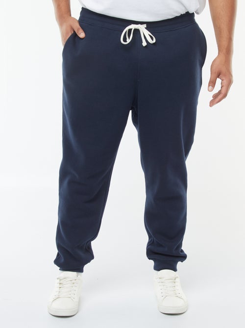 Pantalón de chándal perchado liso - Kiabi