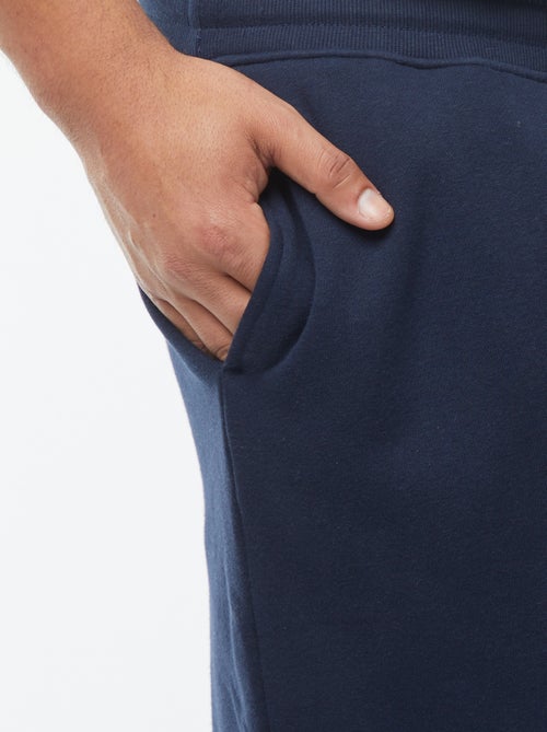 Pantalón de chándal perchado liso - Kiabi