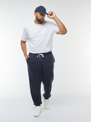 Pantalón de chándal perchado liso