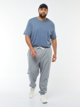 Pantalón de chándal perchado liso
