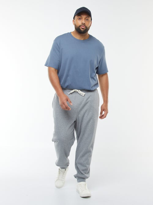 Pantalón de chándal perchado liso - Kiabi