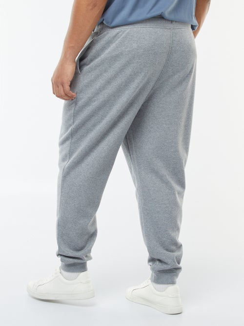 Pantalón de chándal perchado liso - Kiabi