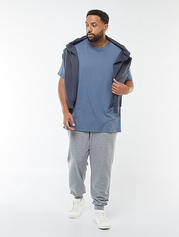 Pantalón de chándal perchado liso
