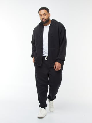 Pantalón de chándal perchado liso
