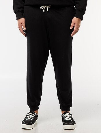 Pantalón de chándal perchado liso
