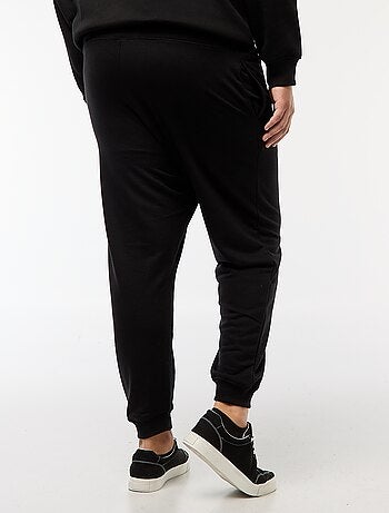 Pantalón de chándal perchado liso