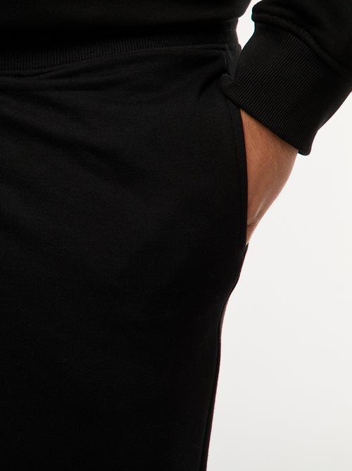 Pantalón de chándal perchado liso - Kiabi