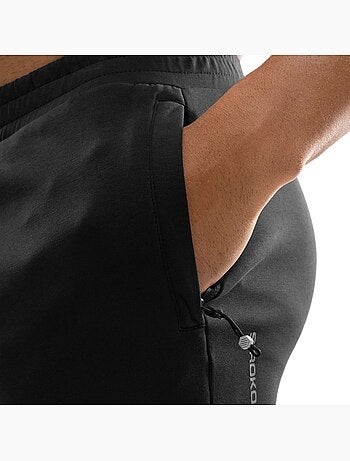 Pantalón de chándal pernera recta hombre fitness hombre transform