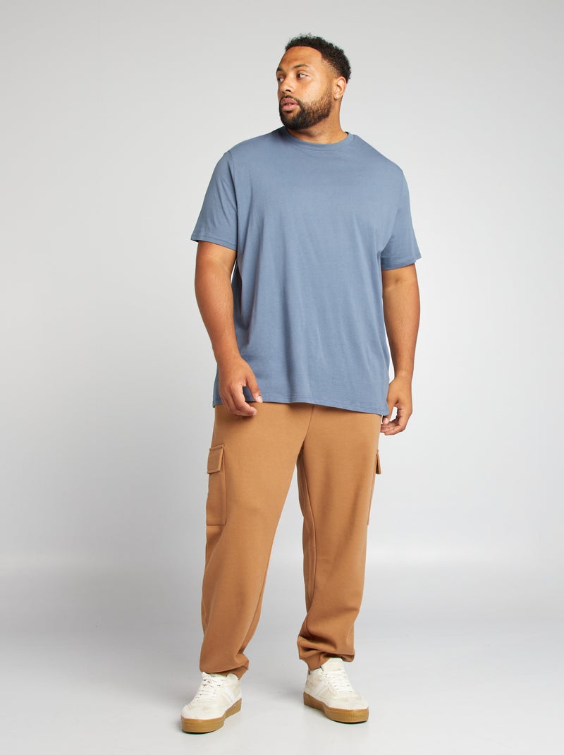 Pantalón de chándal piqué BEIGE - Kiabi