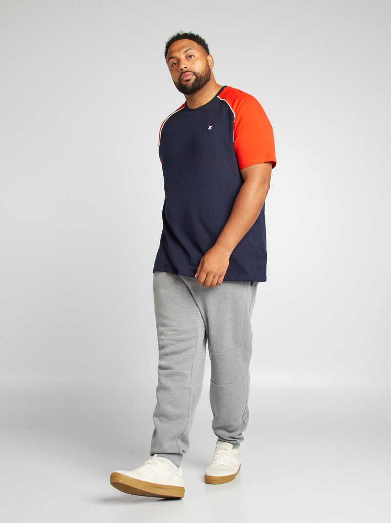 Pantalón de chándal piqué GRIS - Kiabi