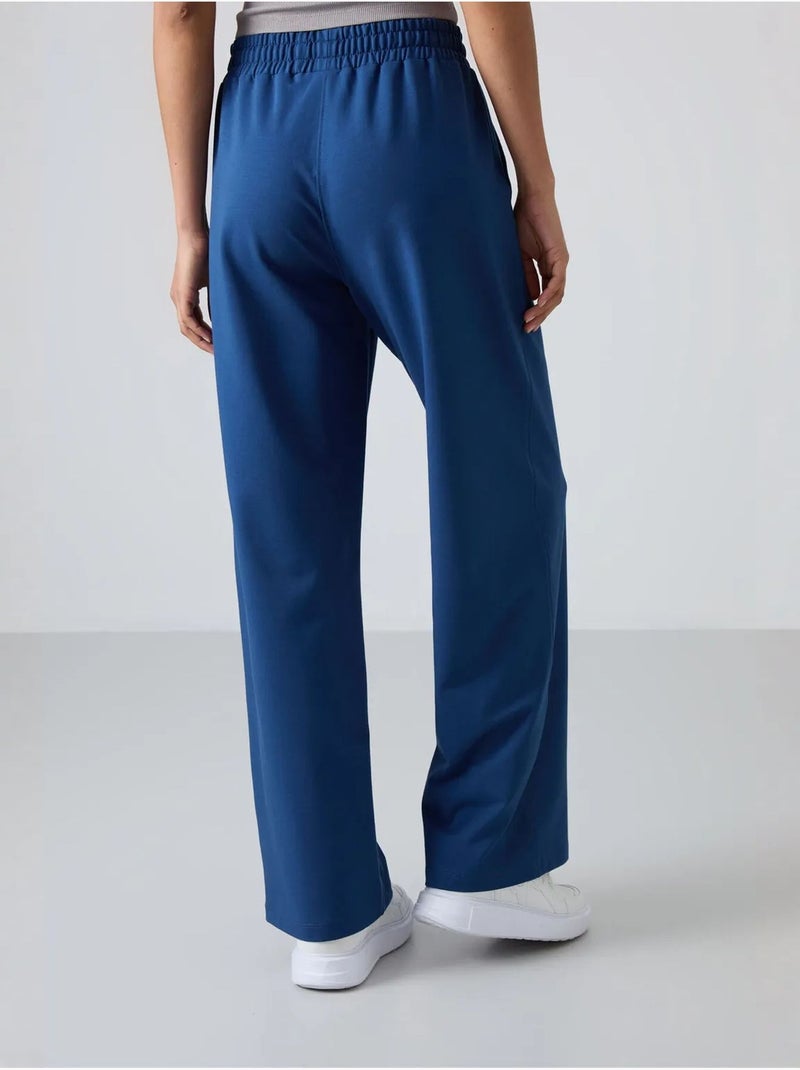 Pantalón de chándal pull-on de pernera ancha tommy Azul cobalto - Kiabi