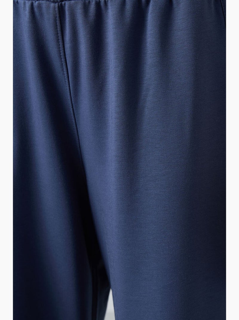 Pantalón de chándal pull-on de pernera ancha tommy Azul grisáceo - Kiabi