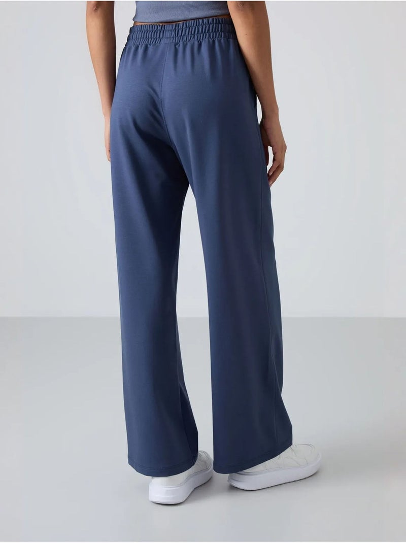 Pantalón de chándal pull-on de pernera ancha tommy Azul grisáceo - Kiabi