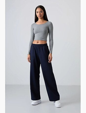 Pantalón de chándal pull-on de pernera ancha tommy