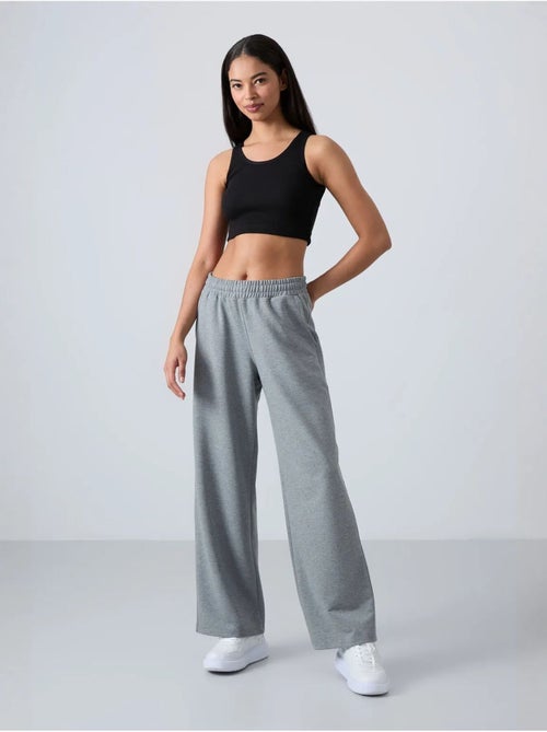 Pantalón de chándal pull-on de pernera ancha tommy - Kiabi Pantalón de chándal pull-on de pernera ancha tommy - Kiabi