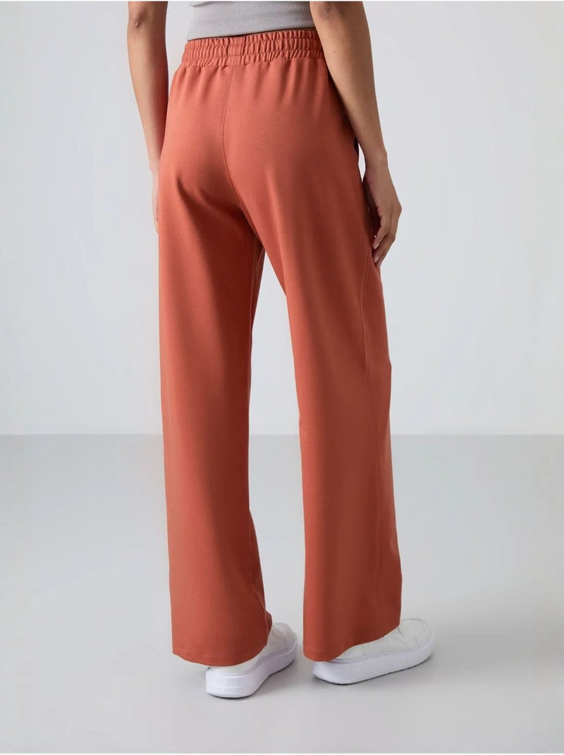 Pantalón de chándal pull-on de pernera ancha tommy Terracota - Kiabi