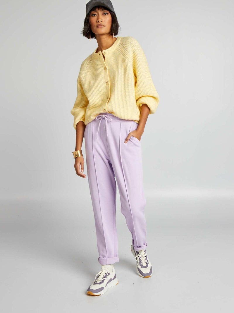 Pantalón de chándal PURPURA - Kiabi