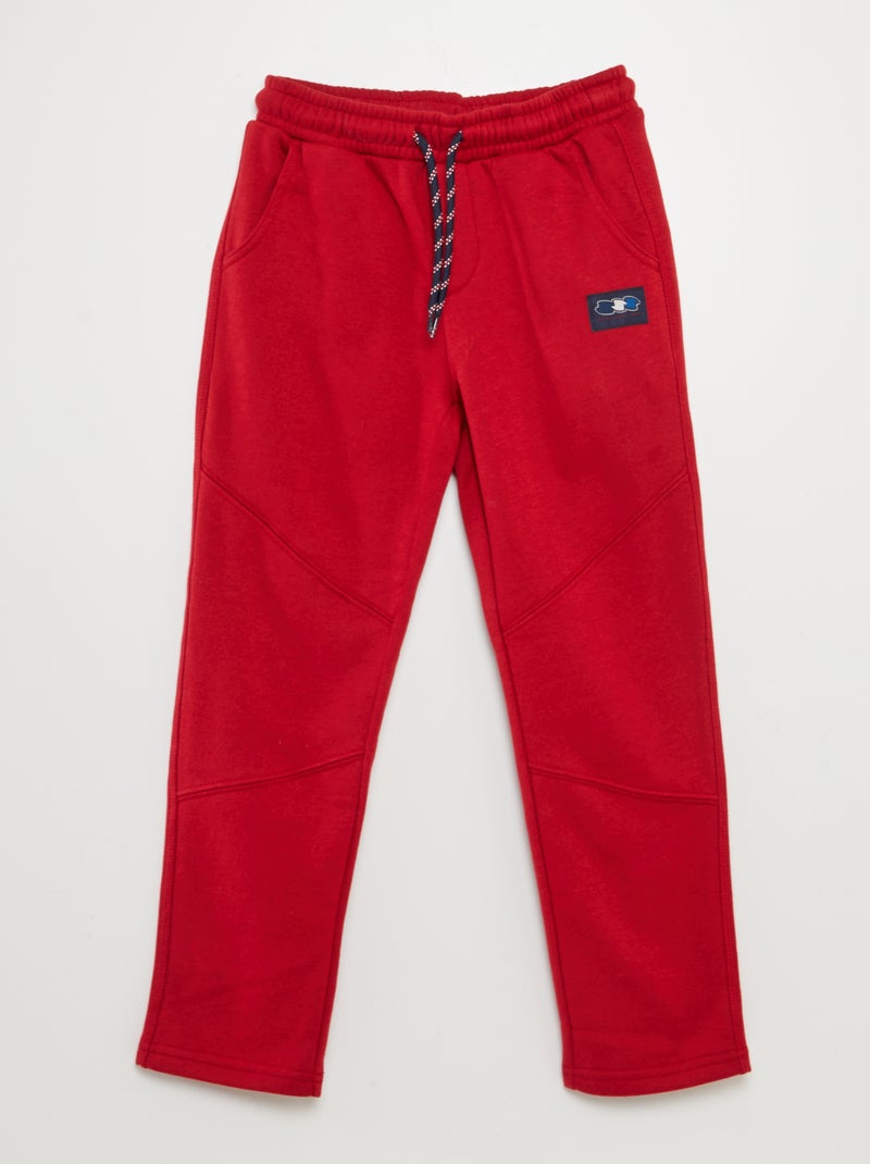 Pantalón de chándal ROJO - Kiabi