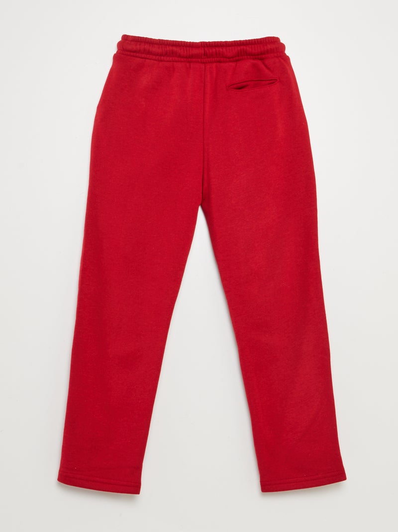 Pantalón de chándal ROJO - Kiabi
