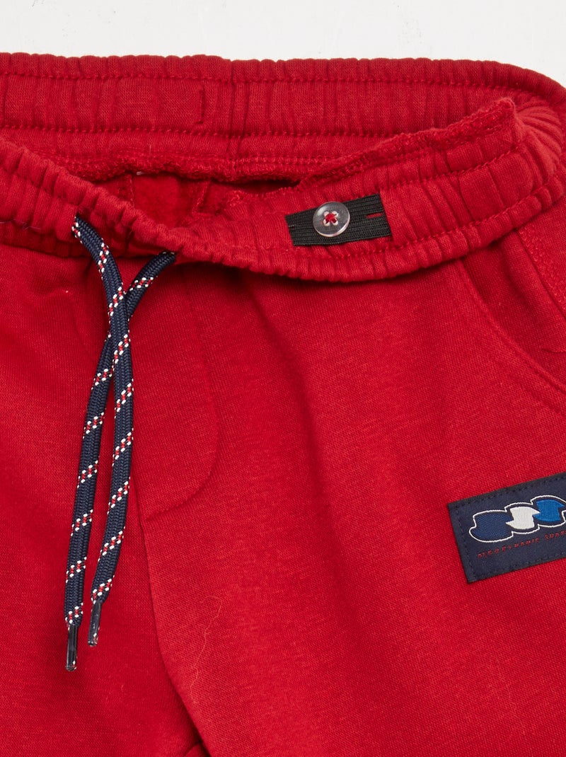 Pantalón de chándal ROJO - Kiabi