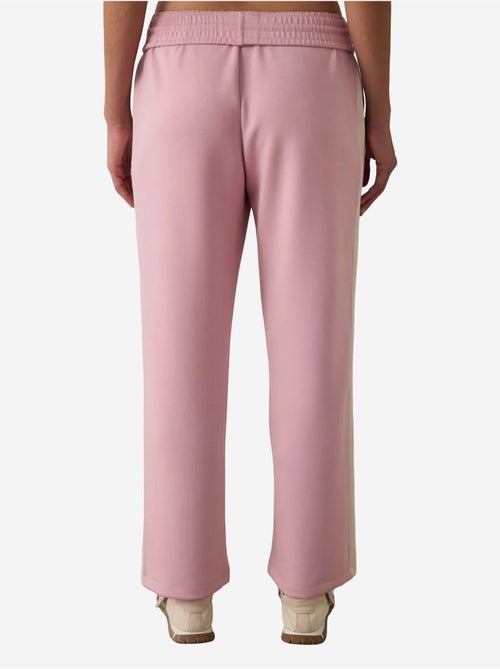 Pantalón de chándal silky feel con cintura normal y paneles penti - Kiabi Pantalón de chándal silky feel con cintura normal y paneles penti - Kiabi