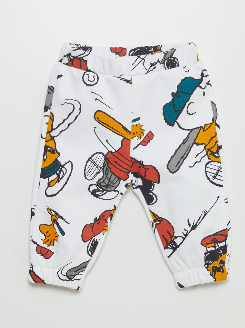 Pantalón de chándal 'Snoopy' BLANCO - Kiabi