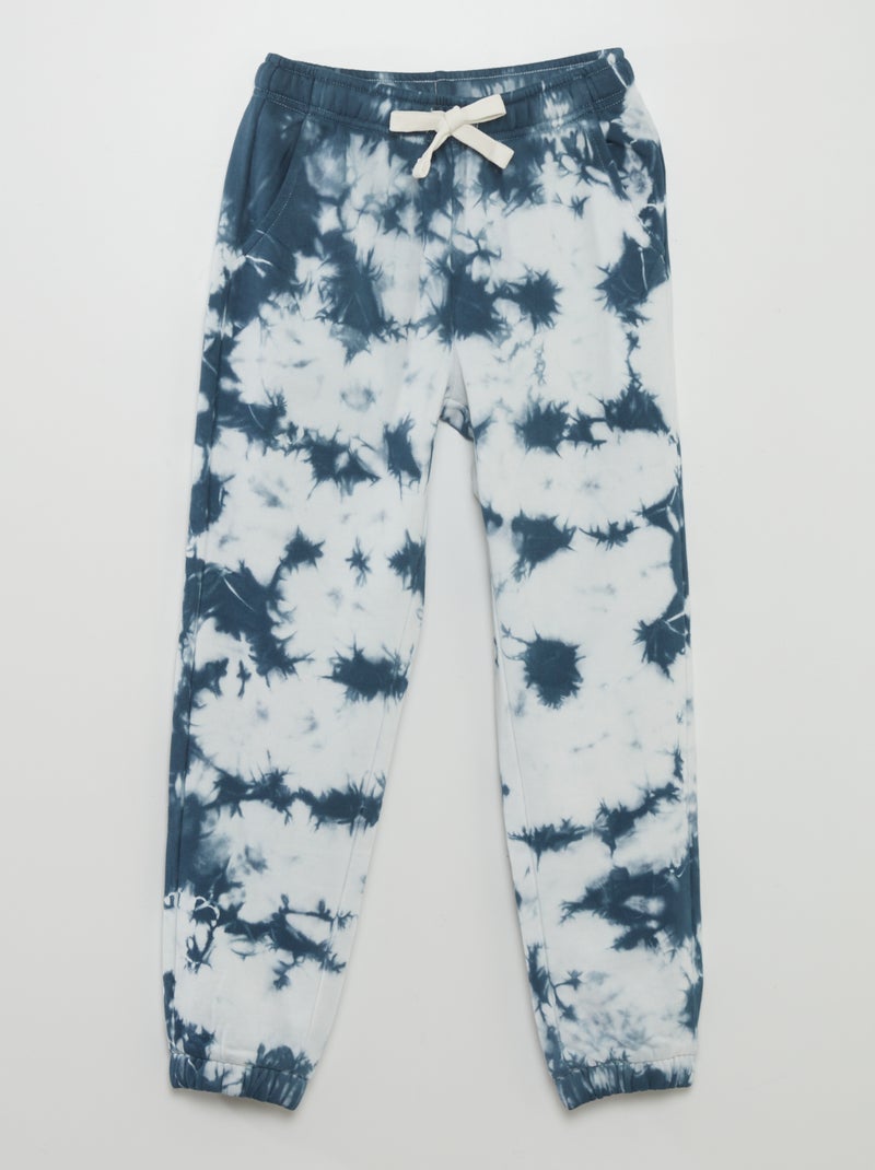 Pantalón de chándal tie-dye AZUL - Kiabi
