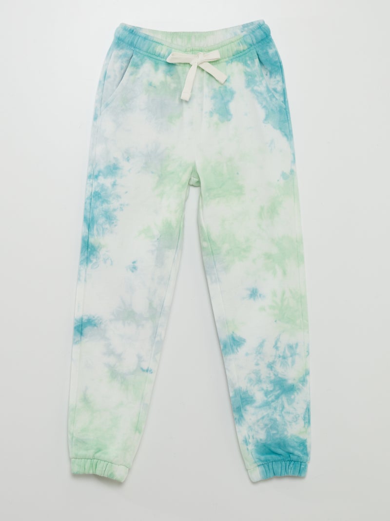 Pantalón de chándal tie-dye VERDE - Kiabi