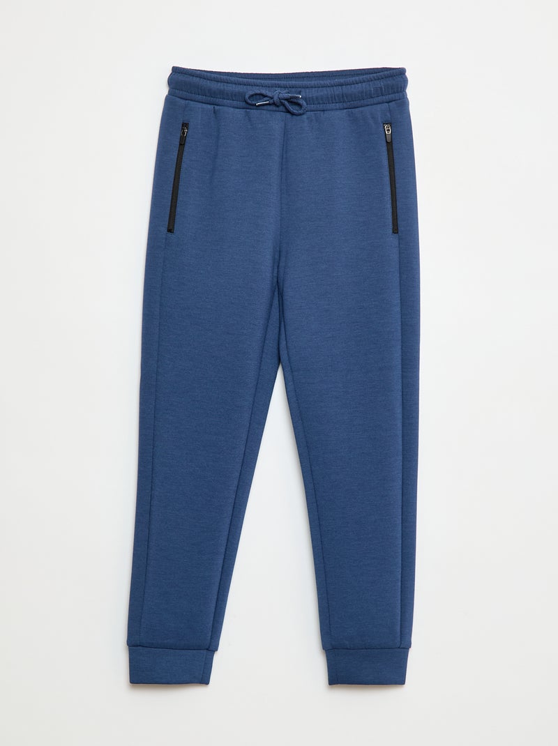 Pantalón de chándal tipo neopreno Azul - Kiabi
