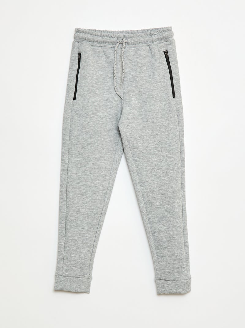 Pantalón de chándal tipo neopreno Gris - Kiabi