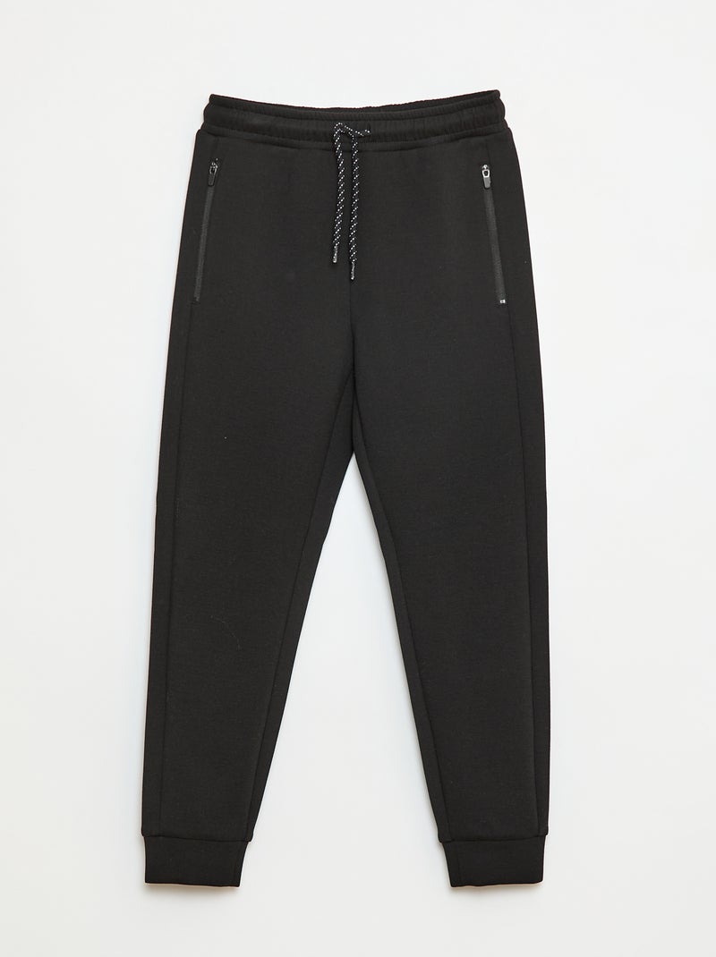 Pantalón de chándal tipo neopreno Negro - Kiabi
