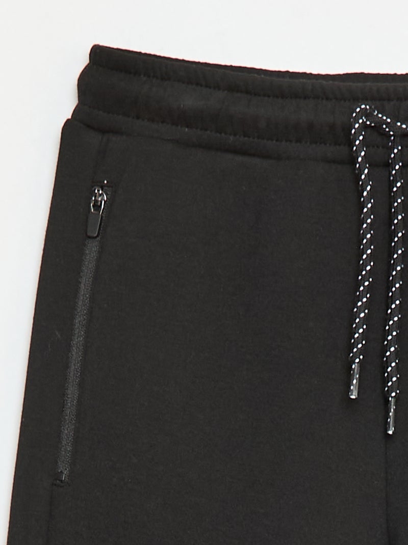 Pantalón de chándal tipo neopreno Negro - Kiabi