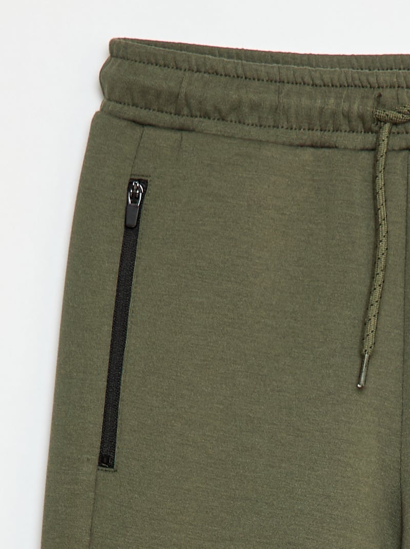 Pantalón de chándal tipo neopreno Verde - Kiabi