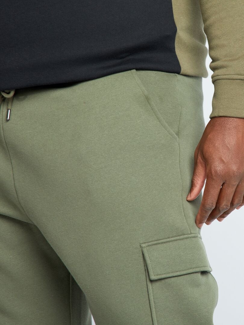 Pantalón de chándal verde oscuro - Kiabi