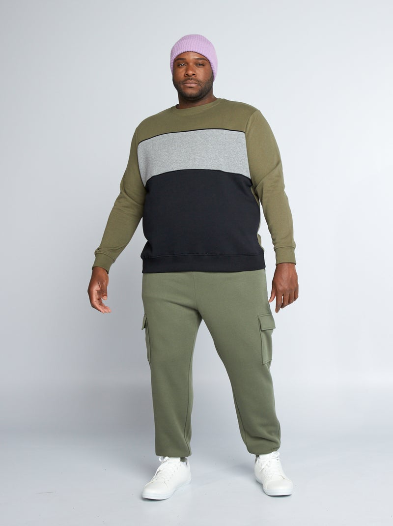 Pantalón de chándal verde oscuro - Kiabi