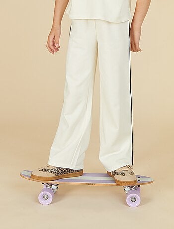 Pantalón de chándal wide leg con cintura elástica