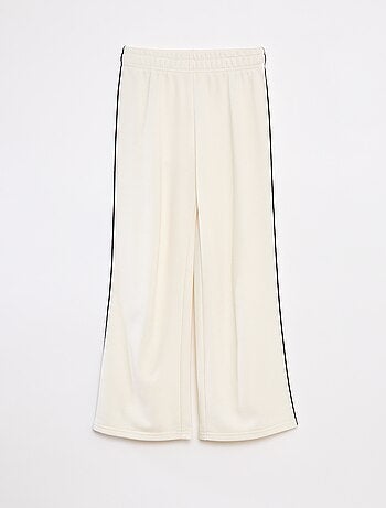 Pantalón de chándal wide leg con cintura elástica