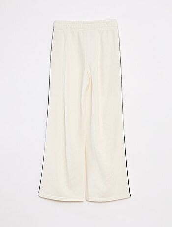 Pantalón de chándal wide leg con cintura elástica