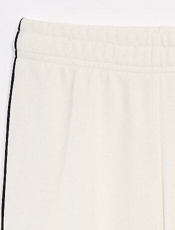 Pantalón de chándal wide leg con cintura elástica