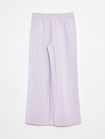 Pantalón de chándal wide leg con cintura elástica
