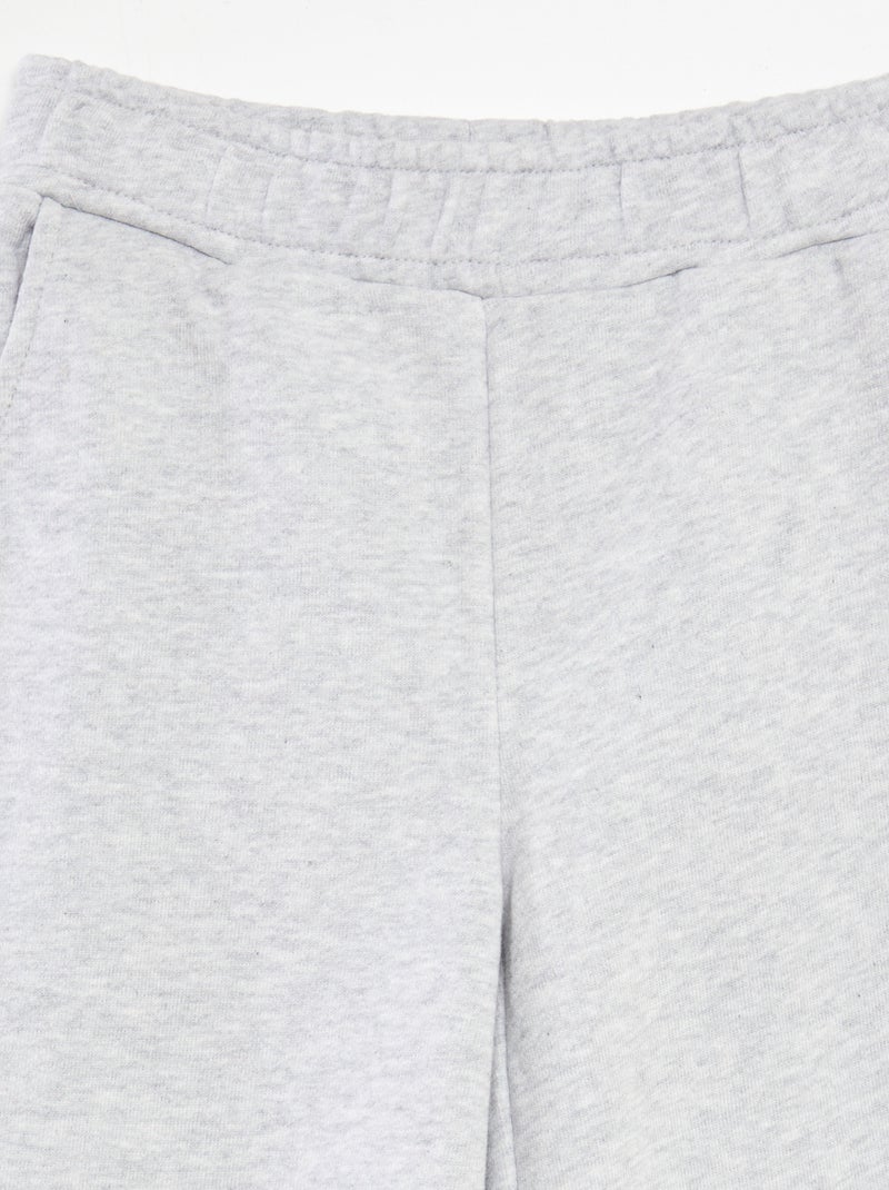 Pantalón de chándal wide leg GRIS - Kiabi