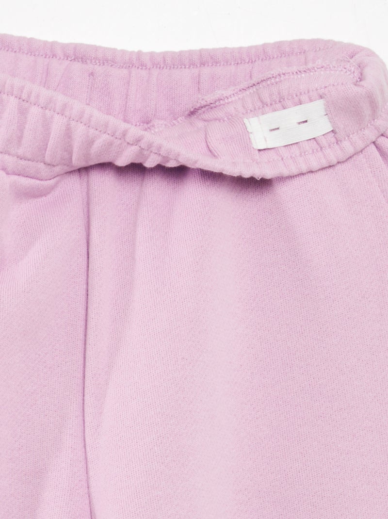 Pantalón de chándal wide leg PURPURA - Kiabi