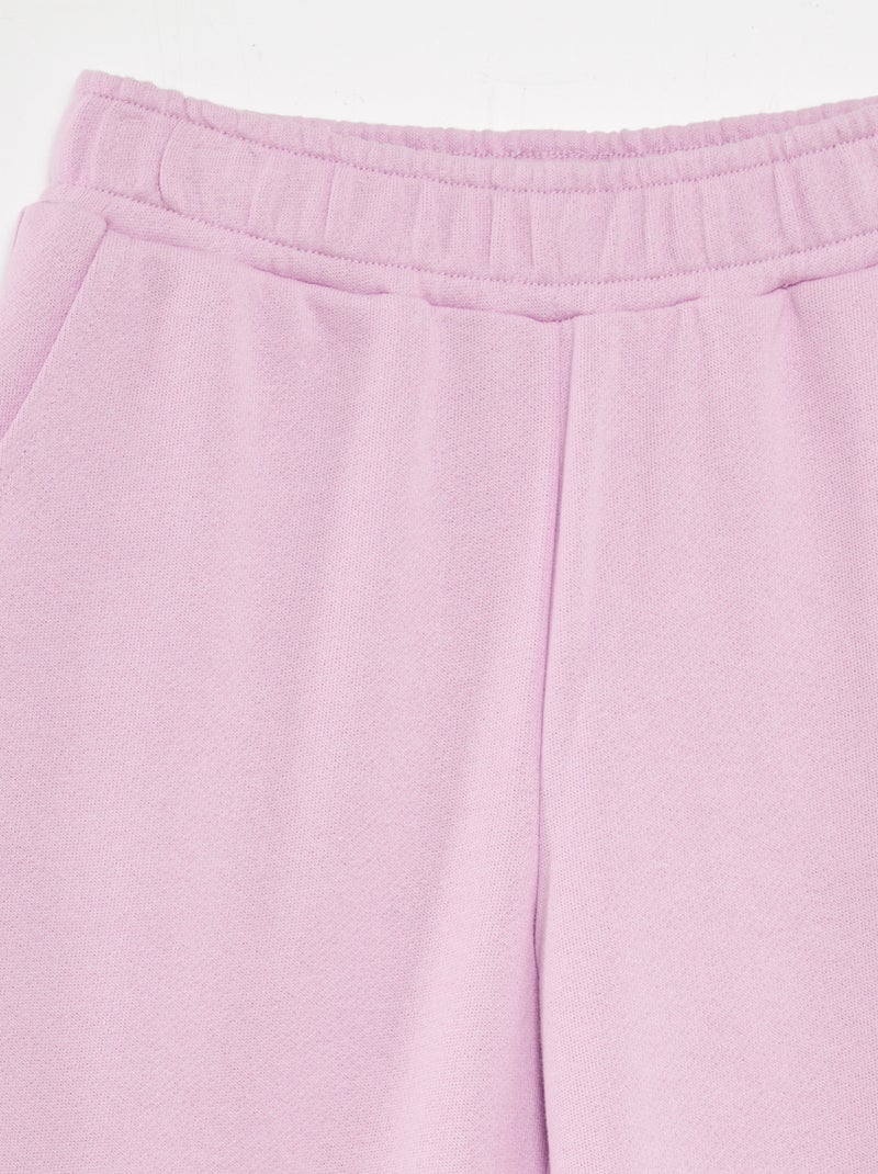 Pantalón de chándal wide leg PURPURA - Kiabi