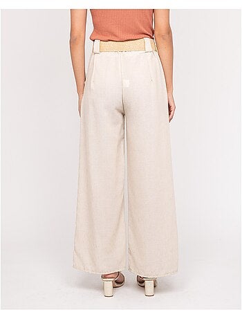 Pantalón de ciudad con cinturón ELOUVE
