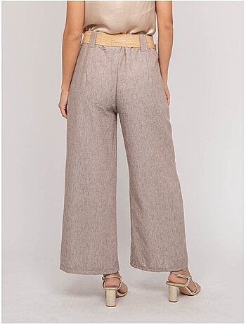Pantalón de ciudad con cinturón ELOUVE